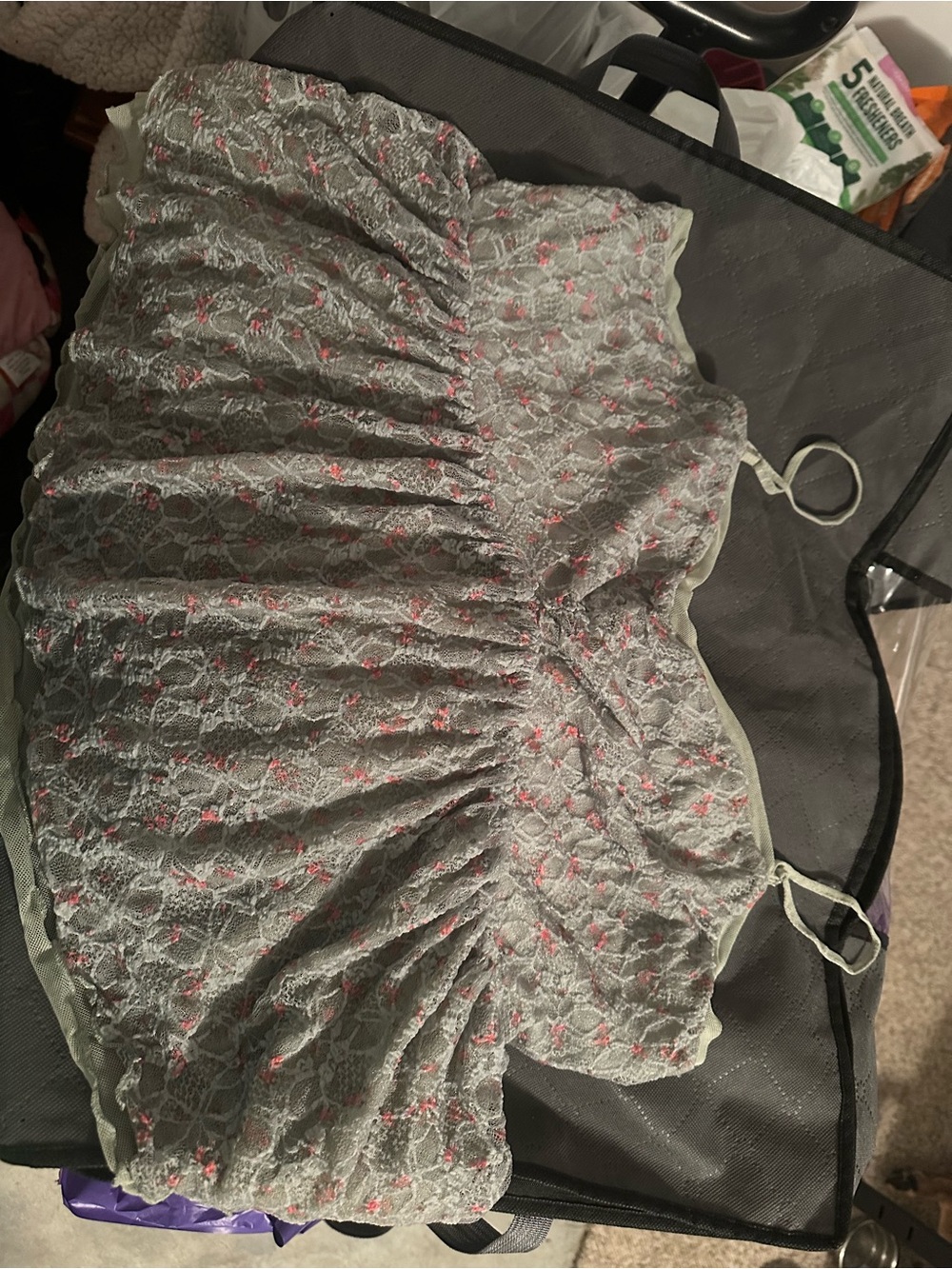 torrid Lace Knit Babydoll Top in Sage Green